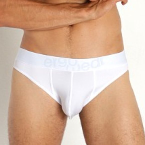 Ergowear Men's Hip Bikini Brief,  White, Pouch, XL (fits a large - IMHO) - Picture 5 of 6